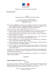 Arrêté préfectoral organisant la lutte contre la flavescence dorée de la vigne 2019