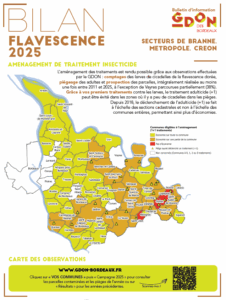 Bilan 2025 : Secteurs de Branne, Métropole, Créon