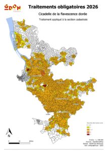 Carte du nombre de traitements en 2026